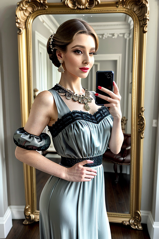 mirror pic girl black blur