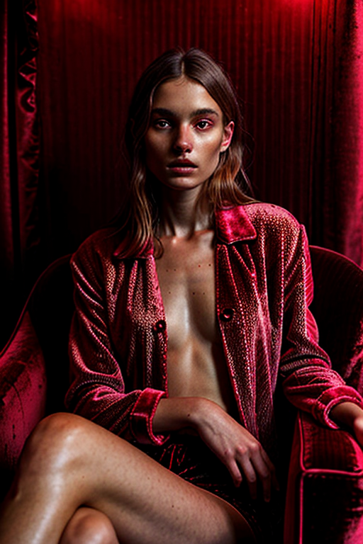 red eyes pic girl aesthetic