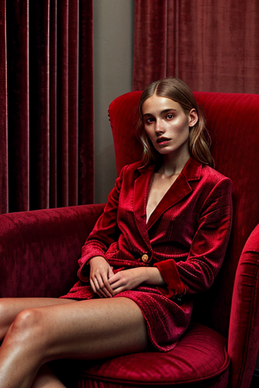 red eyes pic girl aesthetic